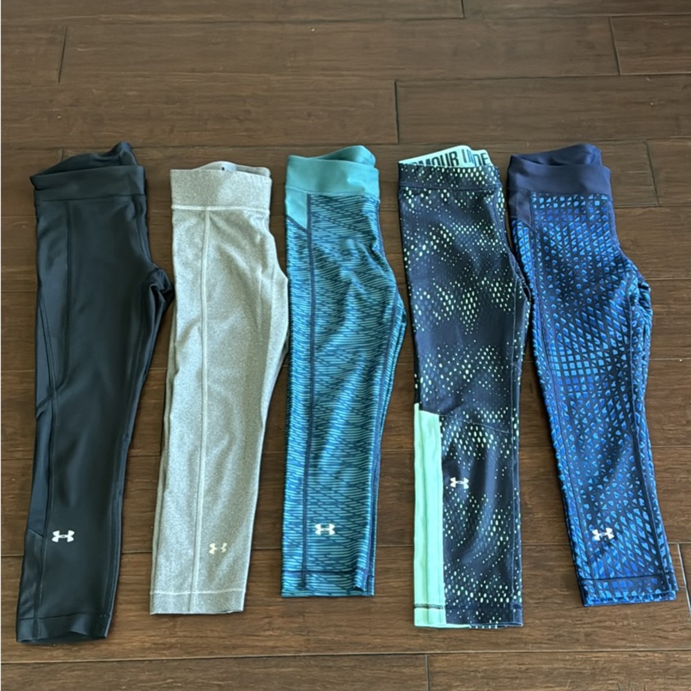 Women UA Under Armour Capri 5pcs XS Great condition